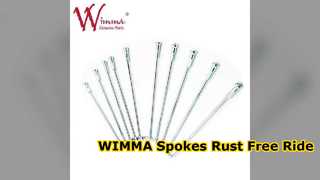 WIMMA オートバイ スポーク セット シルバー フロント リア