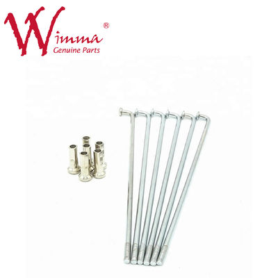 質  Motorcycle Spoke Set C90 Custom Motorcycle Spokes And Nipples WIMMA Chrome Zinc Plating 工場