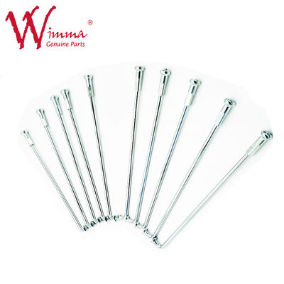 モーターサイクルのスピークセット  Nipples A9G フロント バックホイール スピーク シルバー WIMMA